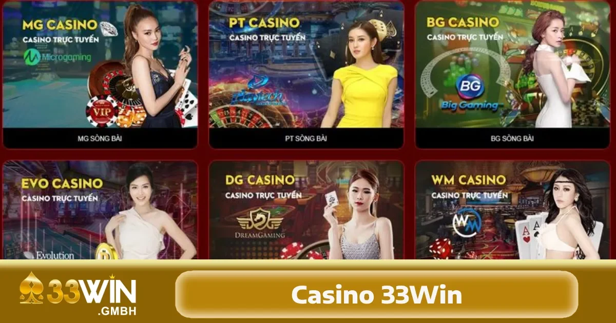 Một điểm mạnh đáng chú ý của Casino 33Win chính là giao diện người dùng trực quan, dễ điều hướng