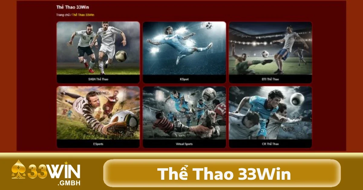 Khác biệt lớn nhất của Thể thao 33Win chính là sự đa dạng trong các môn thi đấu, hệ thống cược phong phú và cách chơi đơn giản